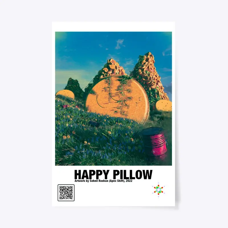 Happy Pillow Poster